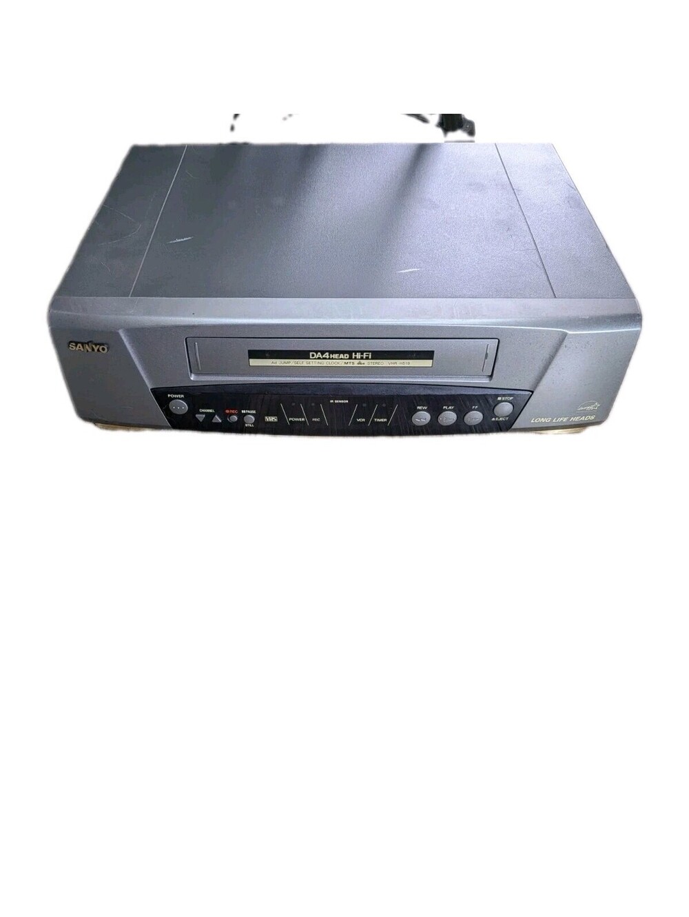 Sanyo VHR-H519 VHS VCR 4-Head Hi-Fi Stereo Video Cassette Recorder Tested